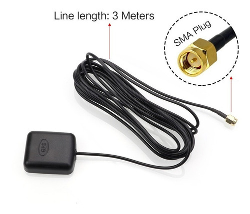 Vehemo Fakra MFD2 3.0M Navigation Antena GPS Antena Auto ABS Waterproof Car Car GPS Antena Vehicle Car Accessories for Audi Benz|GPS Receiver & Antenna| - AliExpress