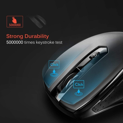 Mouse Inalámbrico Portátil Ergonómico 6 Botones Victsing