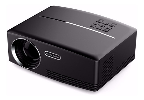 Mini Proyector Gp80 1800 Lúmenes Led Full Hd Hdmi/vga