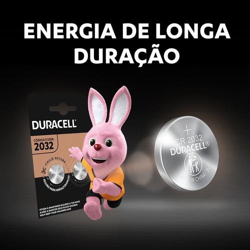 Pilha Bateria Lithium Moeda Cr2032 3v - 5 Unidades alcalina Original