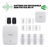 Comprar Kit Alarme Amt 8000 Sf E Wifi 5 Magnéticos E 4 Infravermelho