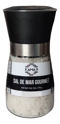 Pack 2 Sal De Mar Gourmet Natural Y Merken Ahumado Molinillo