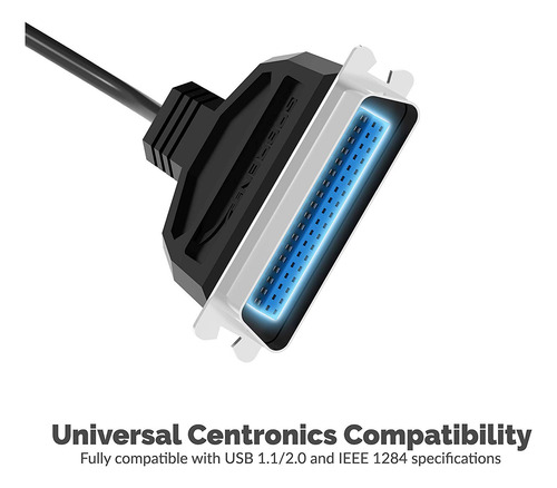 Sabrent Adaptador Usb A Paralelo Ieee 1284 Cb-cn36 Mmg