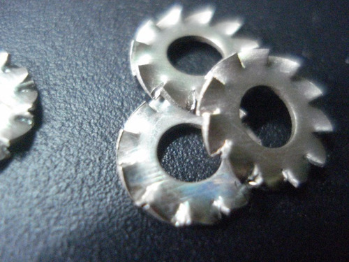Arandela Estrella Diametro Externo 8mm Interno 3mmm