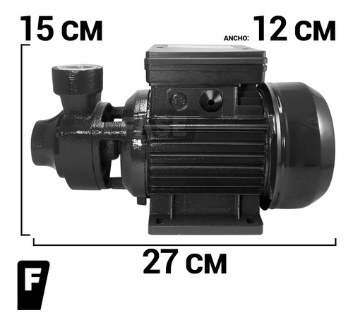 Imagen 2 de 5 de Bomba Periferica Agua Elevadora 1/2 Hp Turbina Bronce Casa