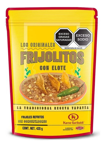 Frijolitos Con Elote 400gr - Producto Mexicano
