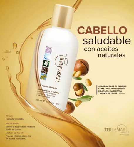 Kit Shampoo Y Mascarrilla Intensiva Terramar Jumbo + Cat.