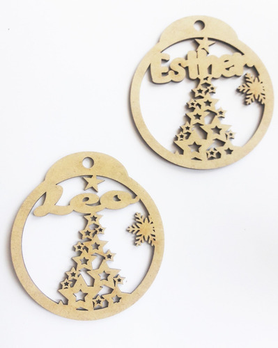 Paq 12 Esferas Navideñas Personalizadas 10cm