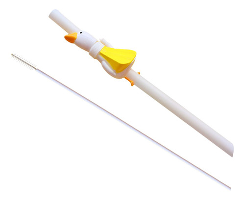 3 Tubo Para Beber, Dibujos Animados, Bebida Con Cepillo