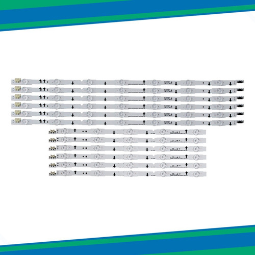 Kit 12 Barras Led Compatíveltv Ue50h5000aw Un50j5500 Un50h6
