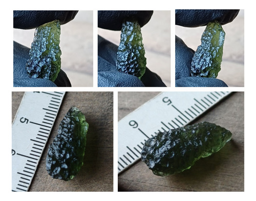Moldavita Auténtica Piedra De Alta Vibración Arboldivine 19 Verde Musgo