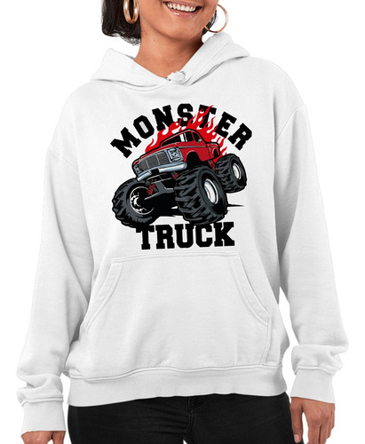 Sudadera Con Gorro Monster Truck