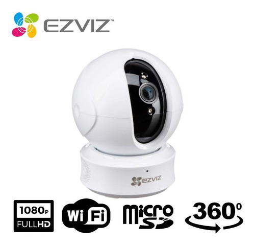 Imagen 6 de 10 de Cámara de seguridad Ezviz C6CN con resolución de 2MP visión nocturna incluida blanca