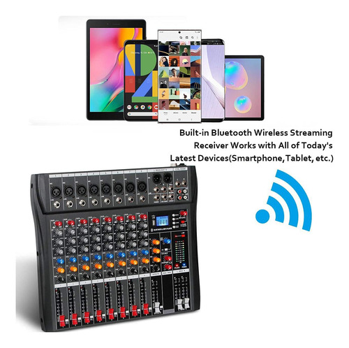Depusheng Dx8 Consola De Sonido De La Placa De Sonido Profes