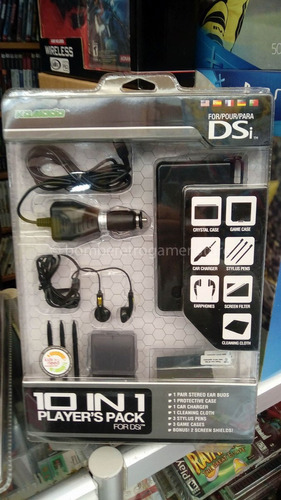 Kit N Dsi Negro 10 Piezas Nintendo