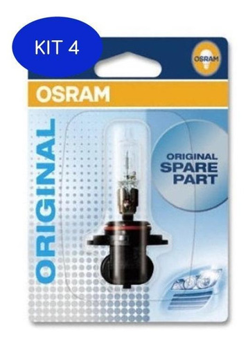 Kit 4 Lampada Do Farol Alto Osram Hb3 Pt Cruiser 2.4 16v 05