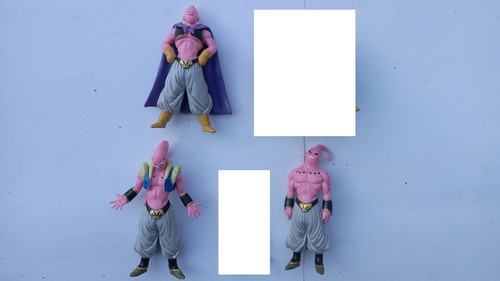  Transformaciones De  Majin Bu Dragon Ball Z 10cm  3 Pz