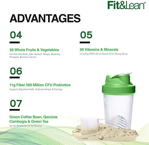 Substituição De Refeição De Shake De Refeição Fit E Magra C