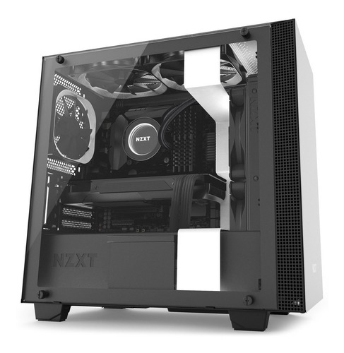 Gabinete Gamer Nzxt H400i Blanco Fan 120mm X 3 Regalo Puck