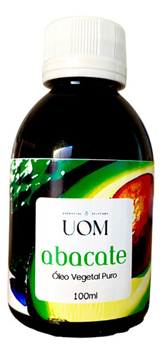 Óleo Vegetal De Abacate 100ml Puro E Natural