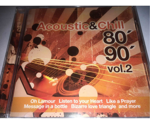 Acoustic & Chill 80 90 Cd Nuevo Original Cerrado