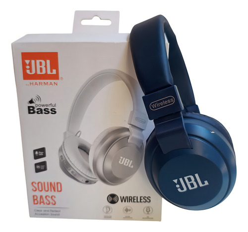 Auricular Vincha Jbl Stereo Sport Inalambrico Color Azul