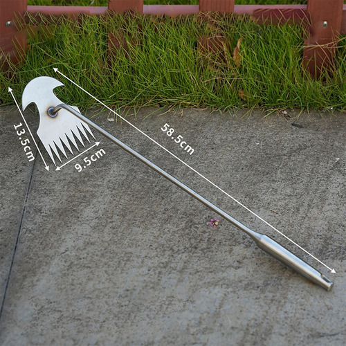 Herramienta De Malezas Rake Weeding Portable Con Manejo De