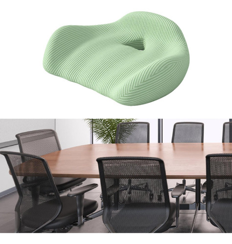 Memory Espuma De Espuma Cojín De Asiento Ergonómico Verde