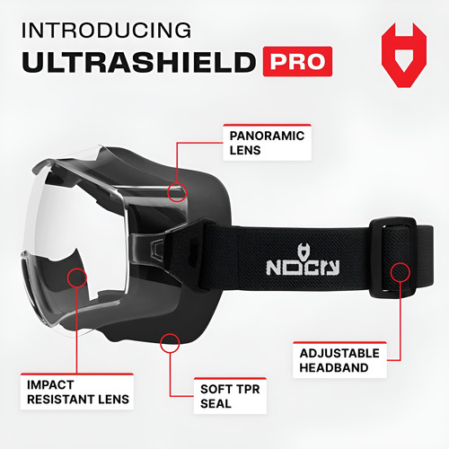 Gafas De Seguridad Profesionales Resistentes A Impactos Que Negro