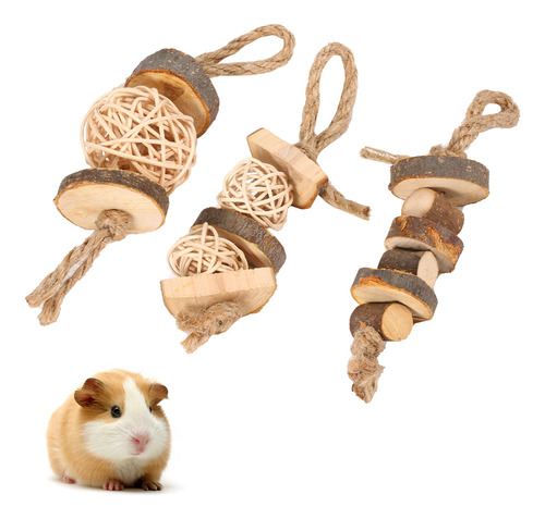 Corda Para Hamster Rabbit Chew Molar Toy, Cobaias, Hamster,