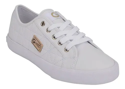  GUESS Tenis Comly para mujer, blanco 2 : Ropa, Zapatos