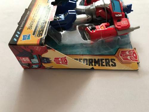 Optimus Prime Transformers Cyberverse Bash Attack 7.5 Pulgad (Usado)