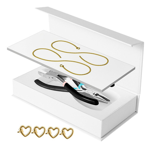 Kit De Pulsera Permanente, Regalos, Pulsera Con 1 Par De Oro