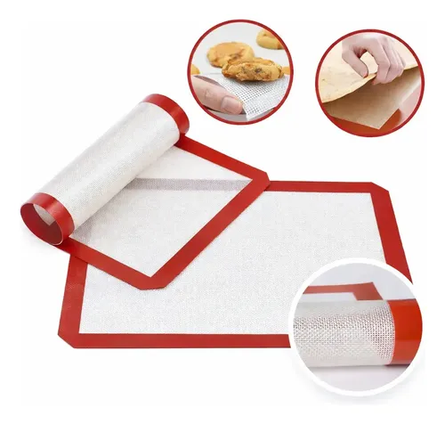 Lamina Para Hornear Set X2 Veoquiero Placa Silicona Horno Bordó Veoquiero