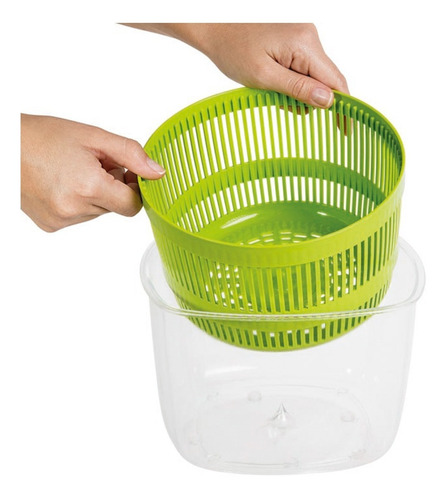 Imagen 4 de 6 de Centrifuga De Verduras Ilko New Line Escurridor De Lechuga