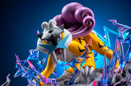 Raikou Puf Studio - Figura De Pokemon Resina Alta Calidad (Usado)
