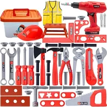Comprar Juego Herramientas Para Niños,56 Piezas Caja De Herramientas