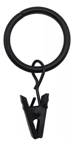 42 Anillos De Cortina Con Clips For Varilla De 5/8 Pulgadas