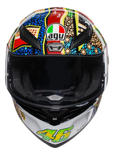 Casco Agv K1 Dreamtime, color azul, talla M (57/58)