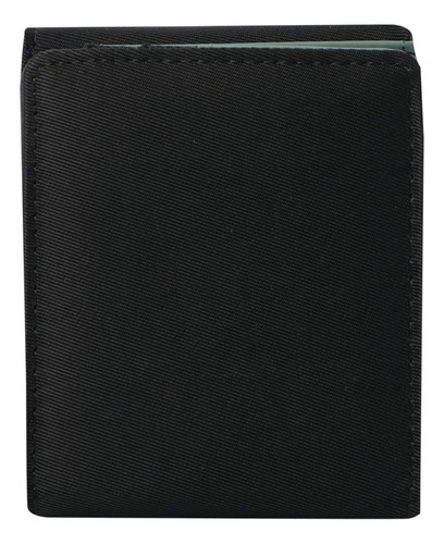 Totto Cartera De Hombre | Con Cierre De Velcro Dagoba - A Negro Liso
