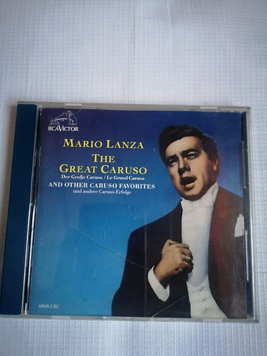 Mario Lanza The Great Caruso Disco Compacto Importado Usa 