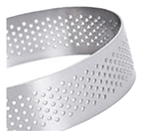 5 Juego De 2 Anillos Para Mousse, Molde Perforado 10cm