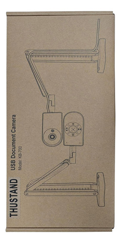 Camara Scanner De Documentos 8 Mp Y Cámara Web 4k Con Mic Negro