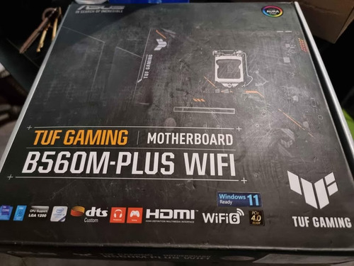 Placa Madre Asus Tuf B560 M Plus Wifi Impecable Pnegro