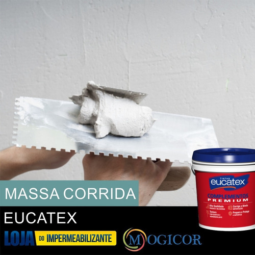 Imagem 5 de 6 de Massa Corrida 25kg Branca Nivela E Corrige - Premium