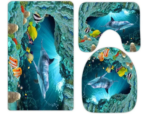 Under  World C Fish And Dolphin Ocean Animals Juego De ...