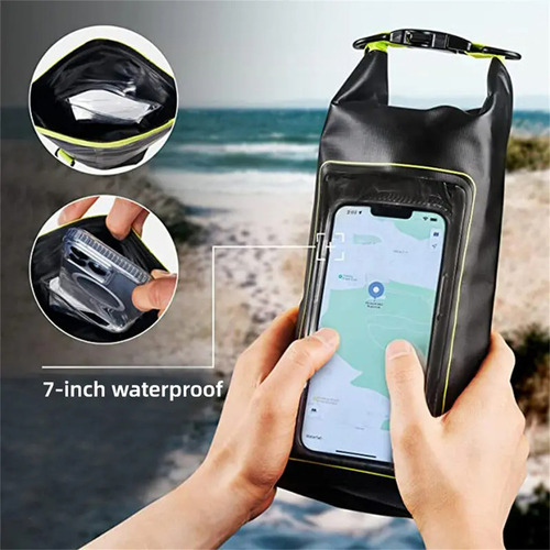 Bolsa Impermeable De 2 Litros Para Kayak, Senderismo, Surf,
