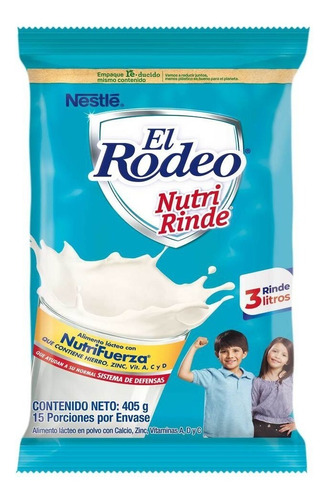 Alimento Lacteo El Rodeo Nutririnde   Bolsa X 405 Grs