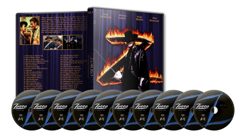 El Zorro Temporadas 1 2 3 Dvd Latino