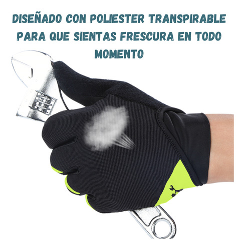 Guante Largo Ciclismo Invierno Mtb - Comodos Con Palma Gel